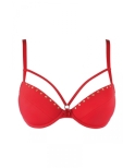 Soutien-gorge push-up rouge V-10351 - Axami