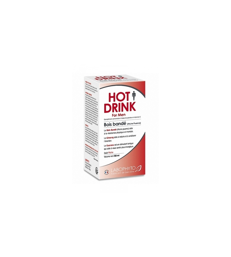 HOT DRINK Homme bois bandé 250 ml