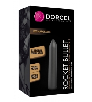 Mini vibro Rocket Bullet noir - Dorcel