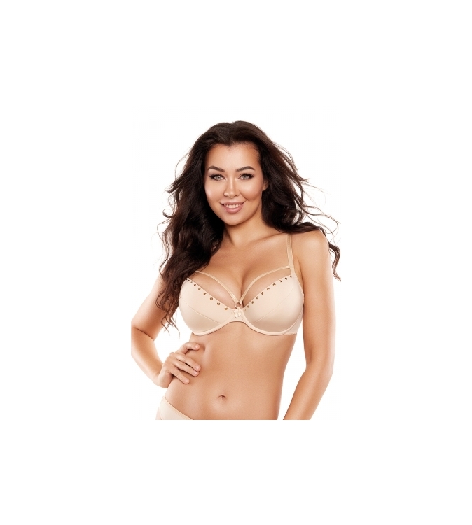 Soutien-gorge push-up beige V-10341 - Axami