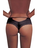 Tanga noir dentelle - Paris Hollywood