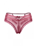 Tanga bordeaux dentelle - Paris Hollywood