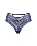 Tanga bleu dentelle - Paris Hollywood