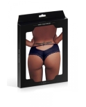 Tanga bleu dentelle - Paris Hollywood