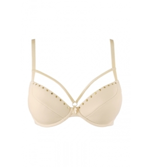 Soutien-gorge push-up beige V-10341 - Axami