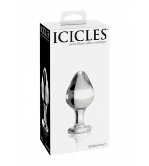 Plug anal verre Icicles n° 25