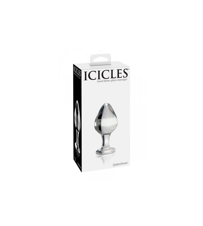 Plug anal verre Icicles n° 25