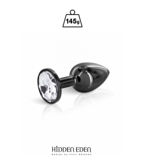 Plug bijou acier noir S - Hidden Eden