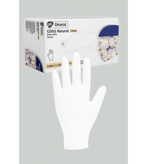 100 gants chirurgicaux en latex blanc