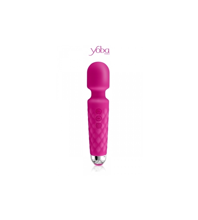 Vibro Love Wand rechargeable rose - Yoba