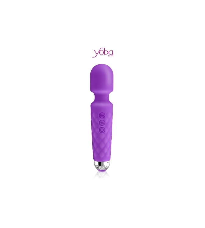 Vibro Love Wand rechargeable violet - Yoba