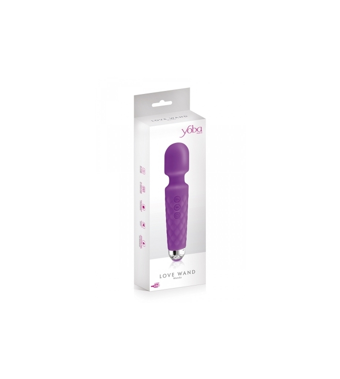 Vibro Love Wand rechargeable violet - Yoba