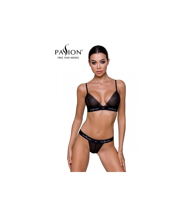 Ensemble lingerie Glamis - Noir