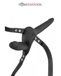 Double gode ceinture noir - Fetish Tentation