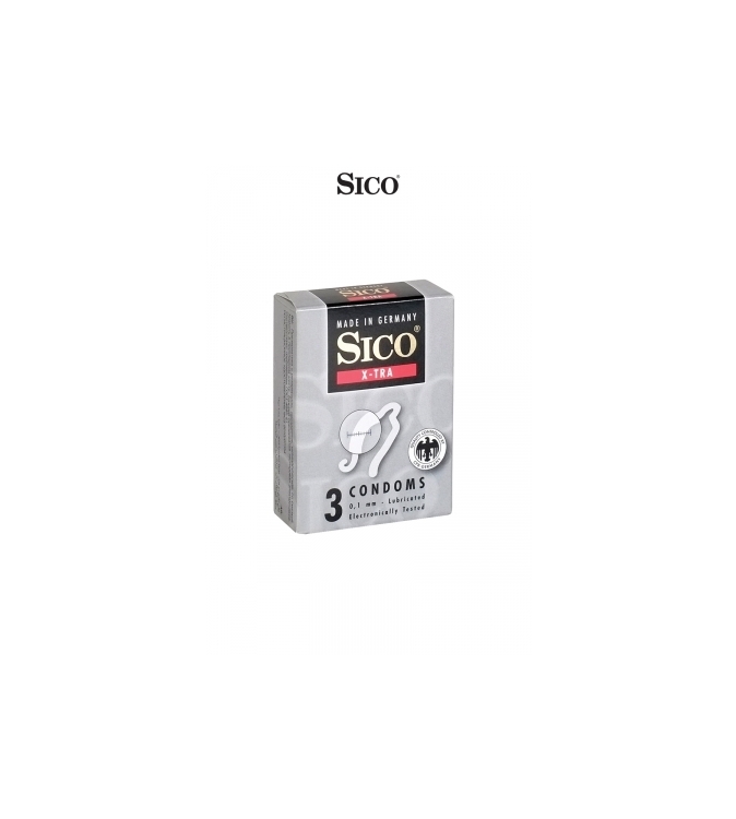 3 préservatifs Sico X-TRA