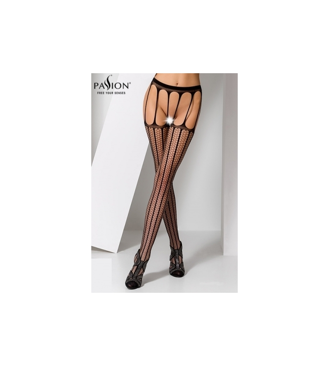 Collants ouverts S004 - Noir