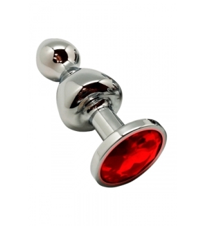 Plug bijou Lollypop rouge L - Wooomy