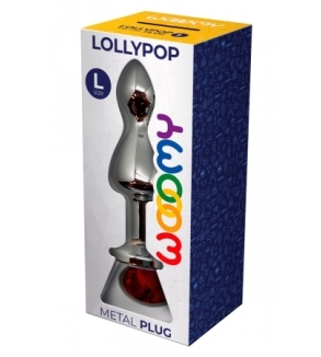 Plug bijou Lollypop rouge L - Wooomy