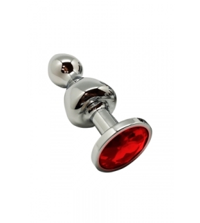 Plug bijou Lollypop rouge S - Wooomy