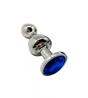 Plug bijou Lollypop bleu S - Wooomy