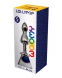 Plug bijou Lollypop bleu S - Wooomy