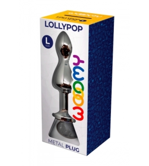 Plug bijou Lollypop transparent L - Wooomy