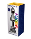 Plug bijou Lollypop transparent L - Wooomy