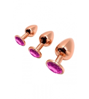 Plug bijou Tralalo rose L - Wooomy