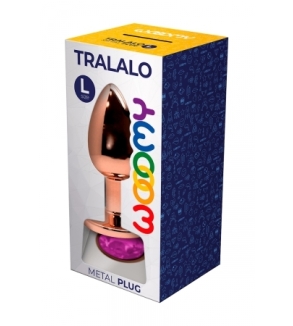 Plug bijou Tralalo rose L - Wooomy