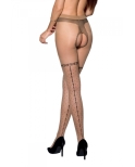 Collants ouverts TI014 20 deniers - beige