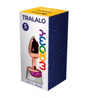 Plug bijou Tralalo rose S - Wooomy