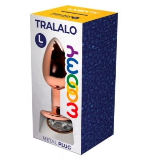 Plug bijou Tralalo transparent L - Wooomy