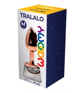 Plug bijou Tralalo transparent M - Wooomy