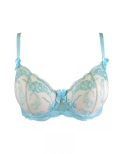 Soutien-gorge dentelle bleu V-10131 - Axami