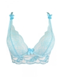 Soutien-gorge dentelle bleu V-10121 - Axami