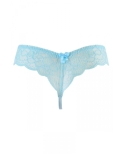 String tanga bleu V-10128 - Axami