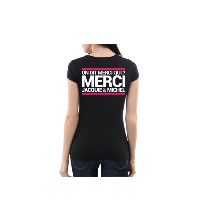 Tee-shirt  J&M noir - spécial  femme