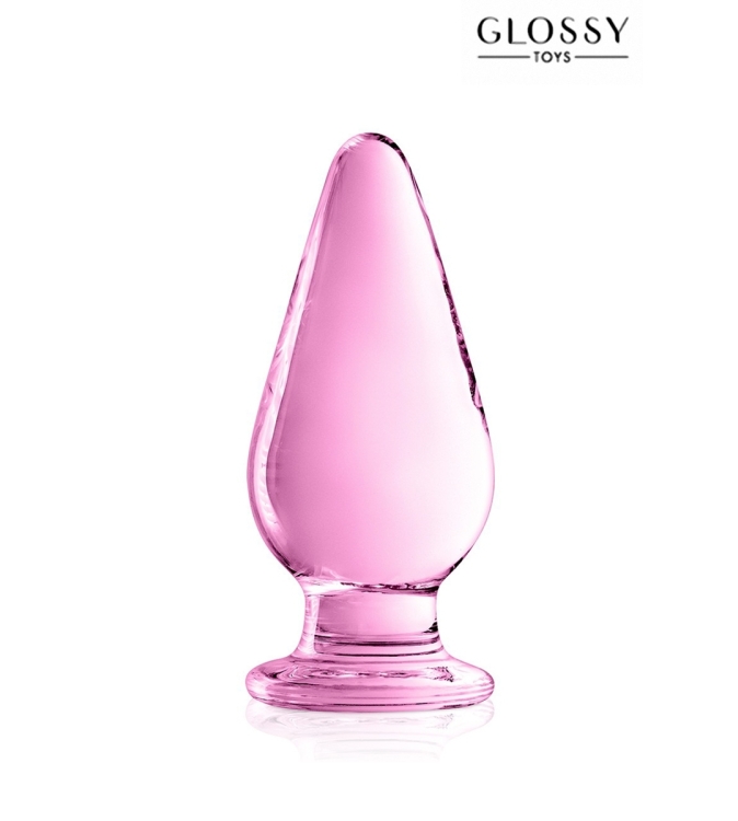 Plug anal verre Glossy Toys n° 26 Pink