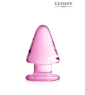 Plug anal verre Glossy Toys n° 23 Pink