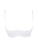 Soutien-gorge ouvert blanc V-9821 - Axami