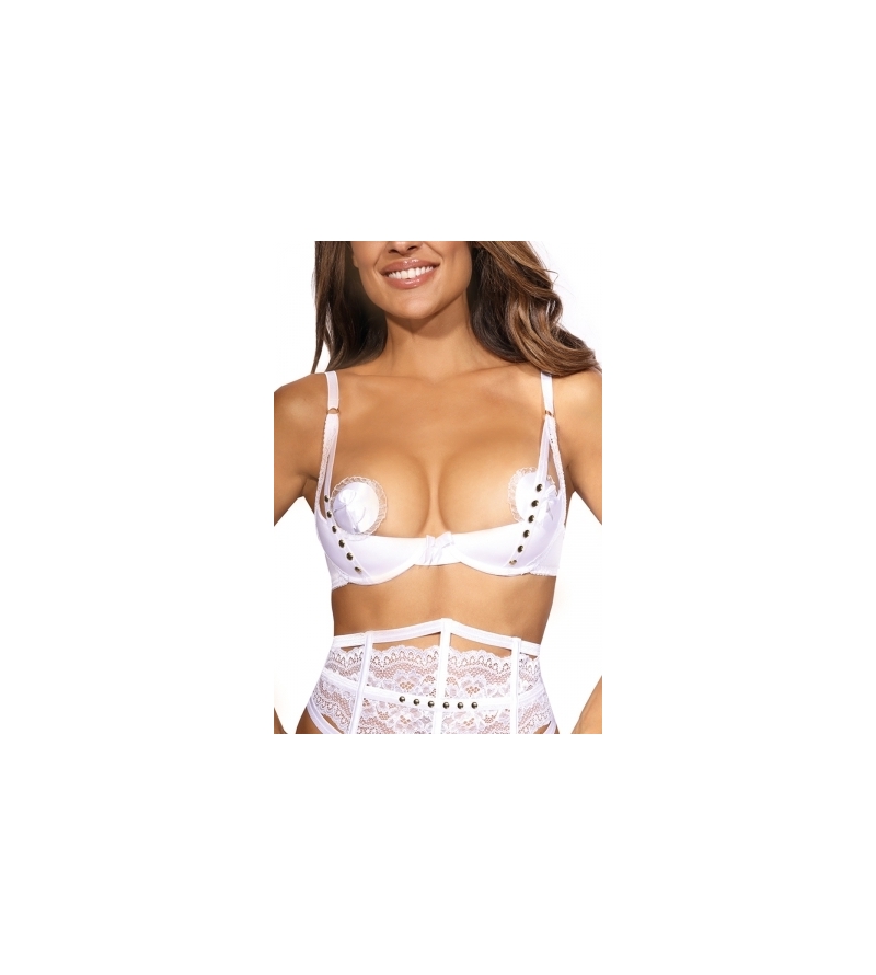 Soutien-gorge seins nus blanc V-9791 - Axami