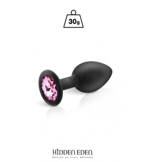 Plug bijou silicone noir S - Hidden Eden